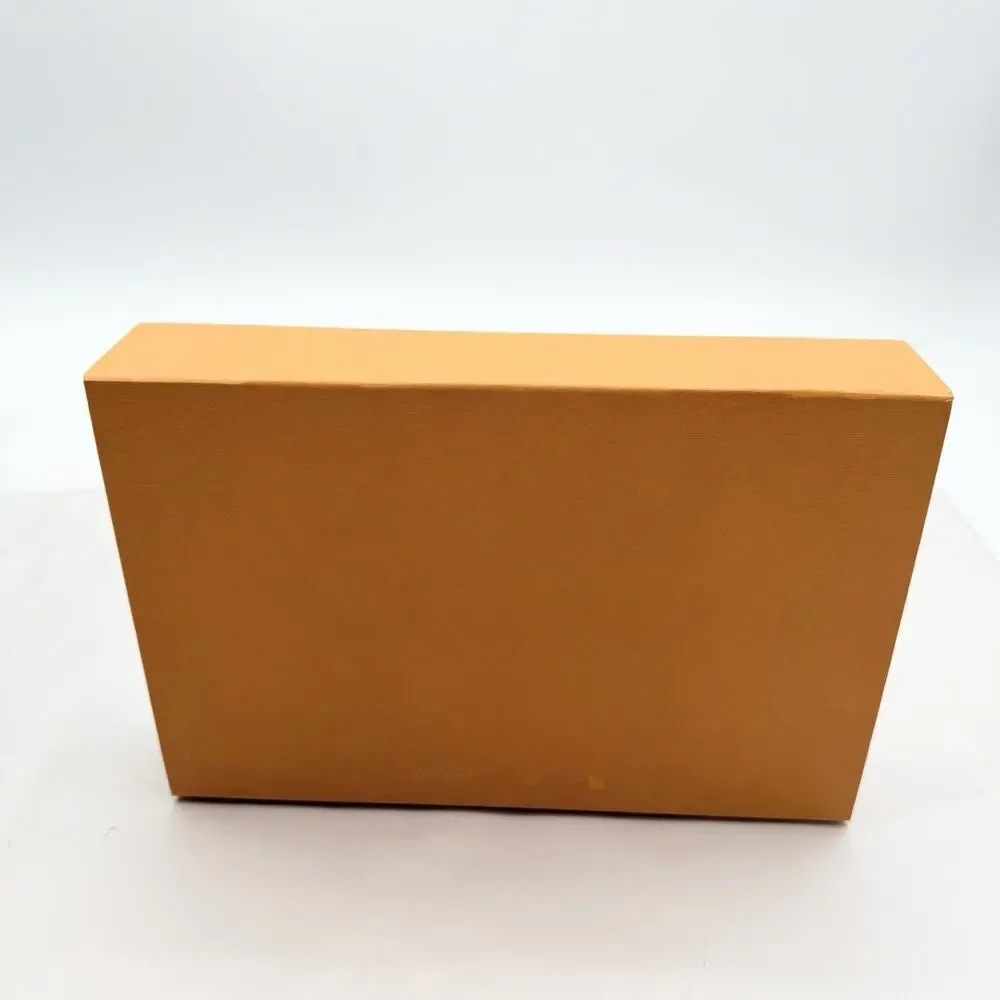 Louis Vuitton Authentic Orange Empty Magnetic Gift Box & Tissue 12" x 8" x 2" - Picture 4 of 8